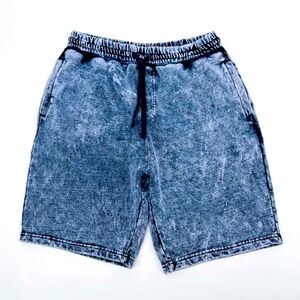 NEW TALENTLESS Men's Shorts Blue Acid WashJeans Size XL